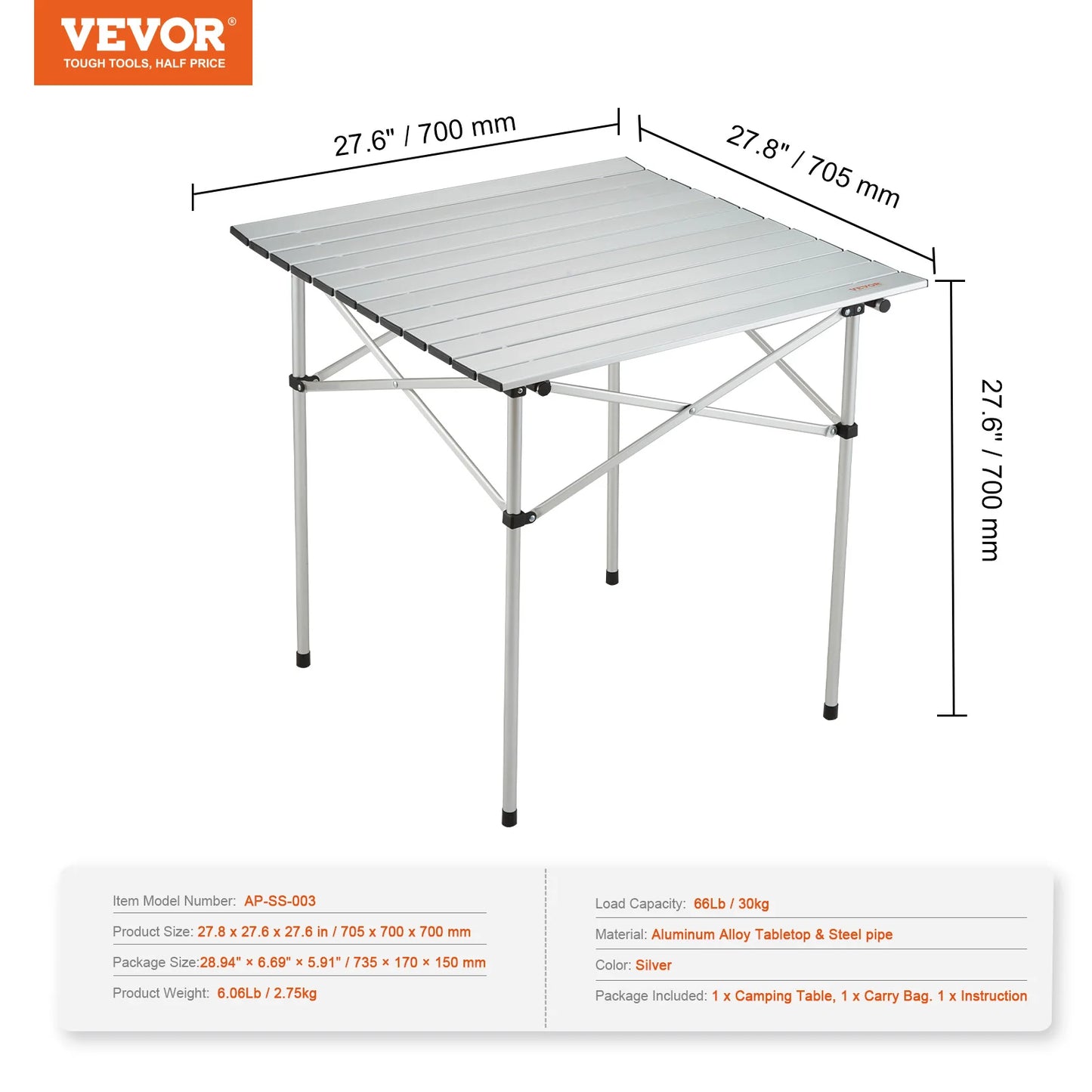 Outdoor Camping Folding Table Picnic Equipment