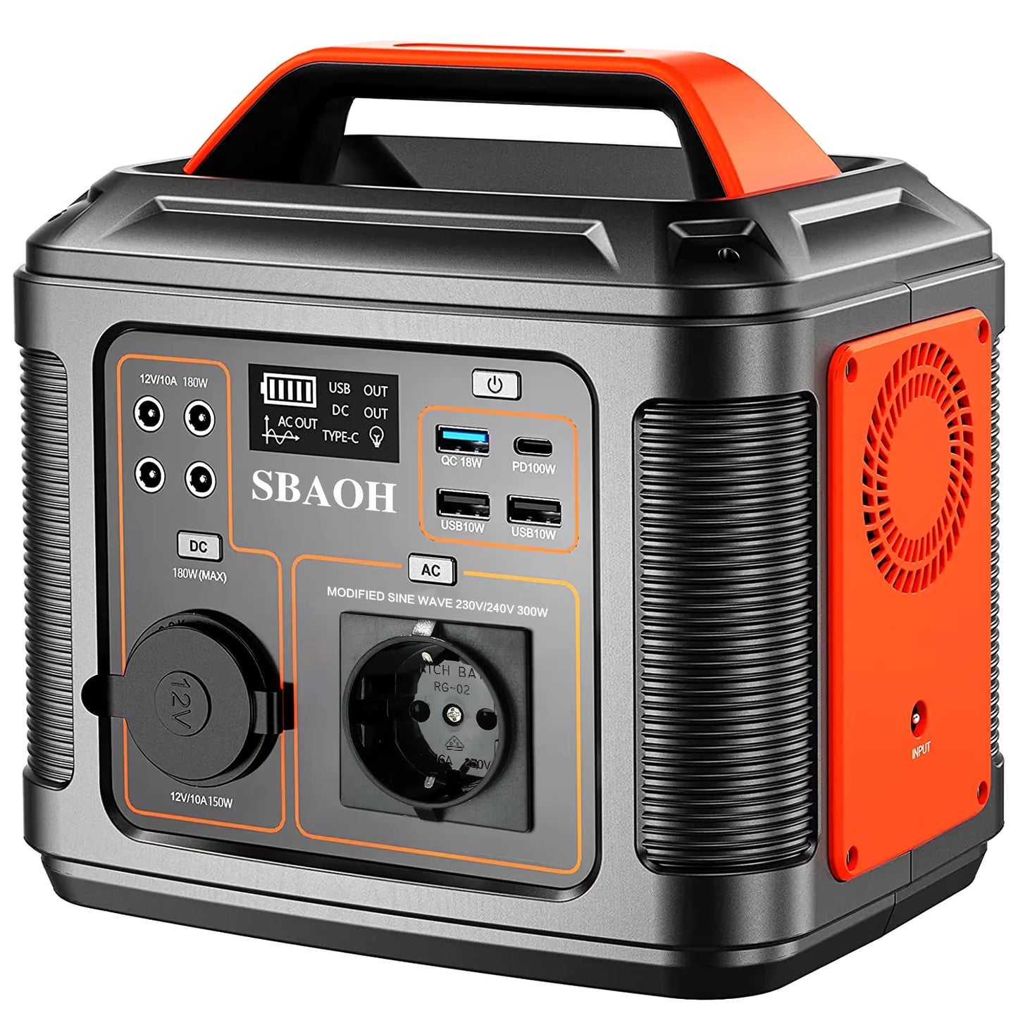 Portable Power Station Backup Lithium Battery, Solar Generator