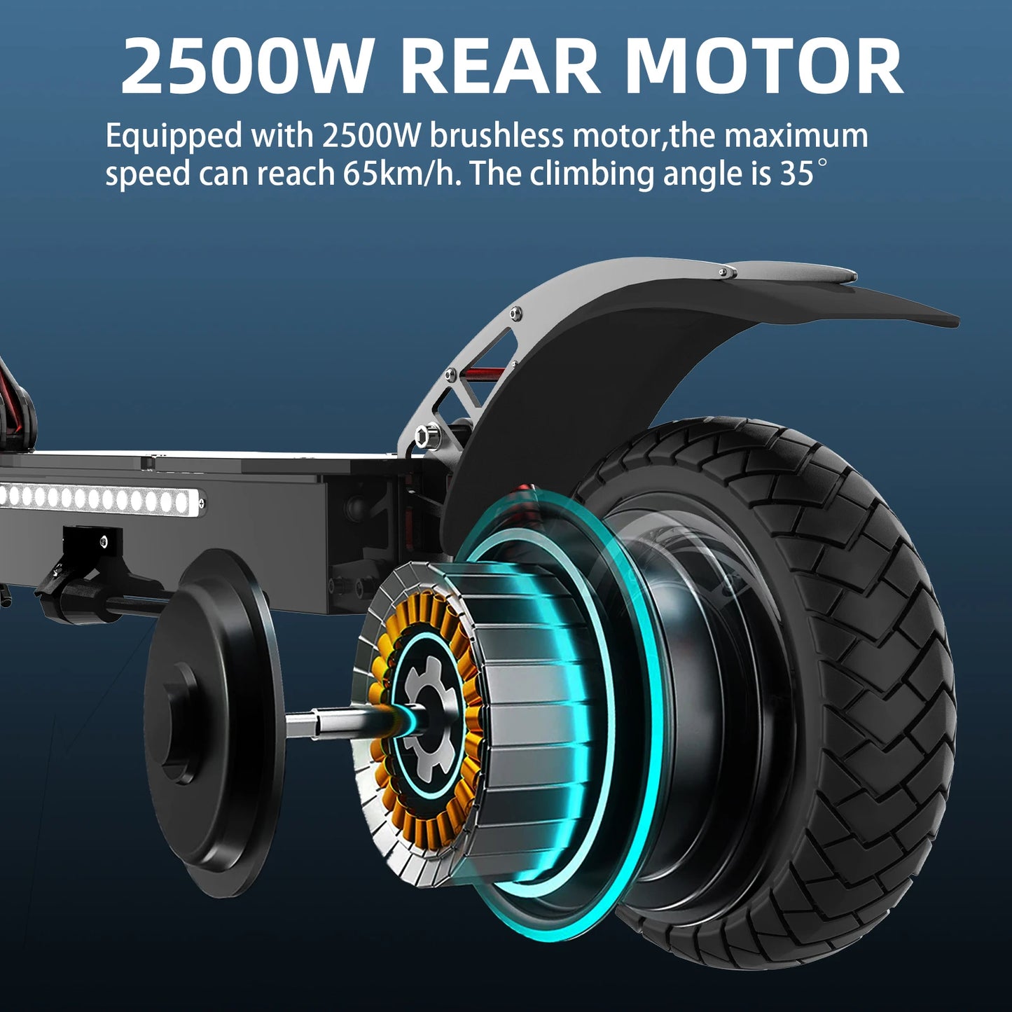 Electric Scooter Folding 10 Inch Off-Road Tire