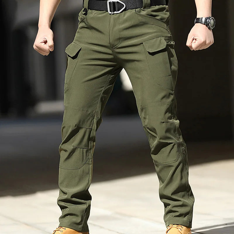 Men Fashion Cargo Pants Solid Color