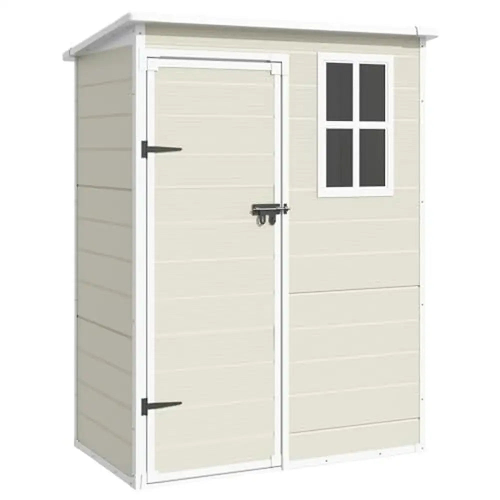 Outdoor Storage Shed Lockable Door Double-Wall Design