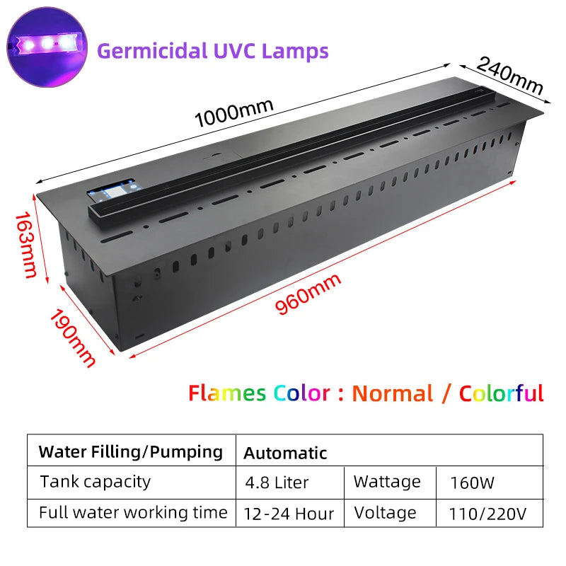 3D Water Vapor Fireplace
