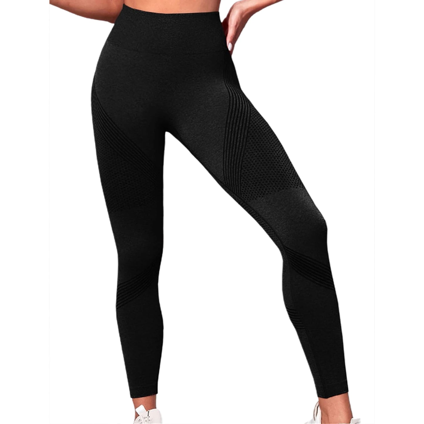 Tummy Control Yoga Pants with Stretchy Contour Design