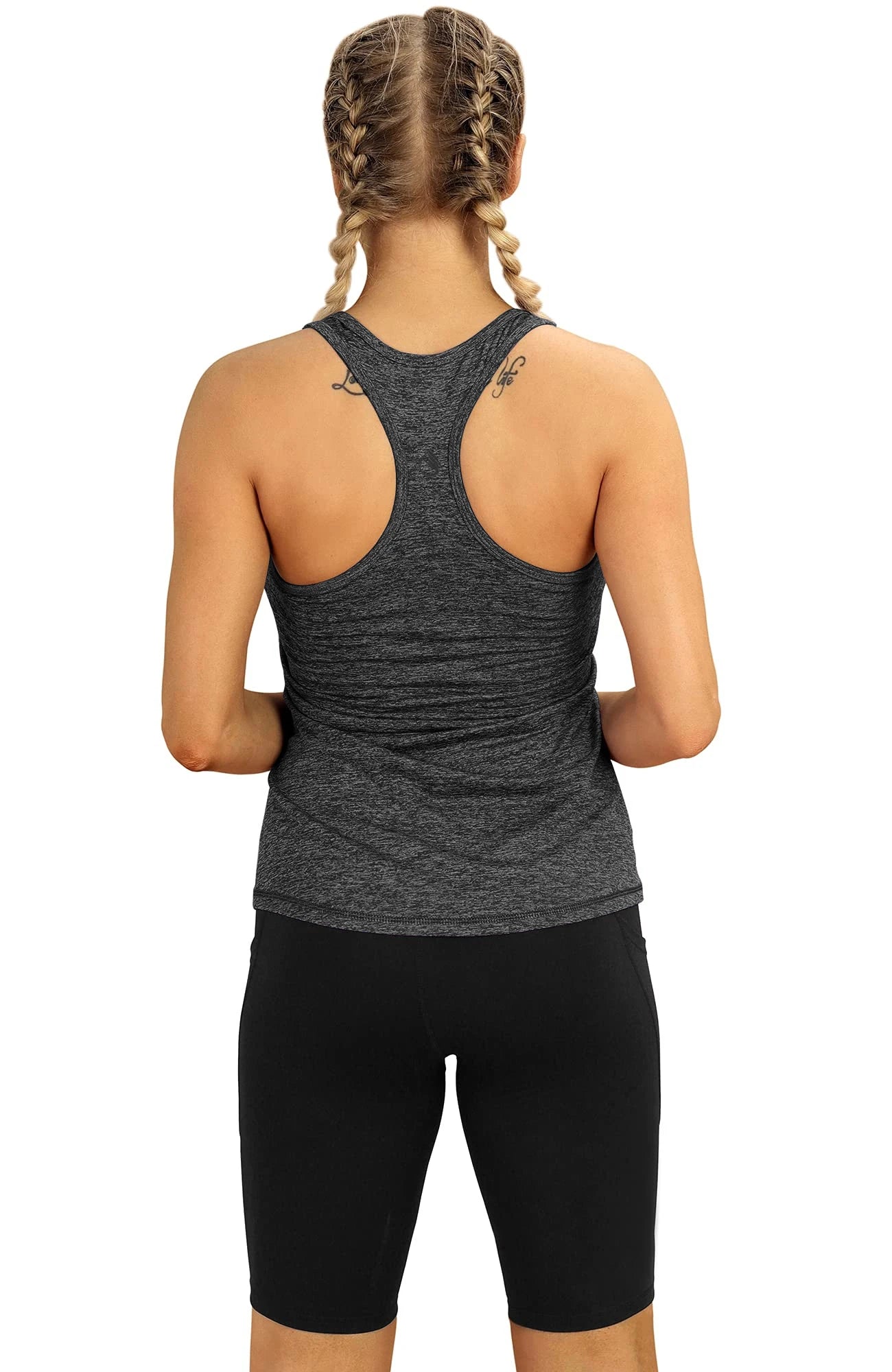 3 Pcs Women Sport tank Tops Loose Yoga Tops