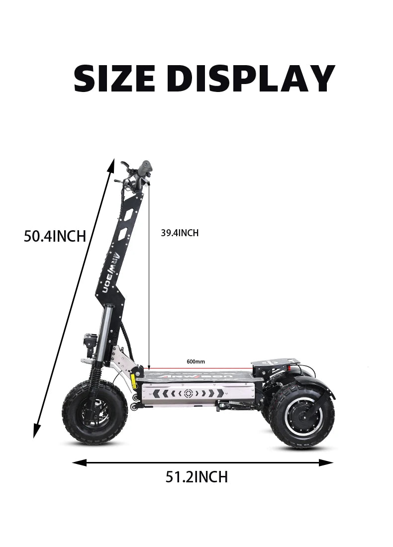 Adult Electric Tricycle Speed up to 40MPH