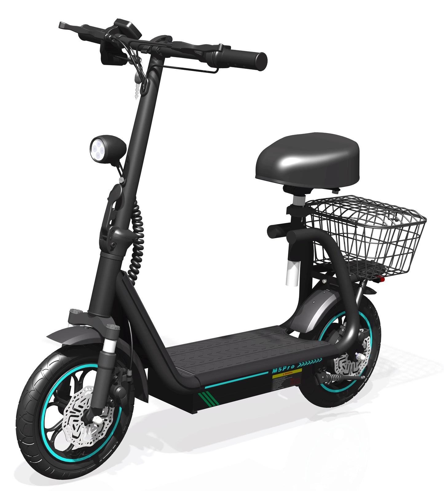Pro Electric Scooter 12 inch With Storage Basket
