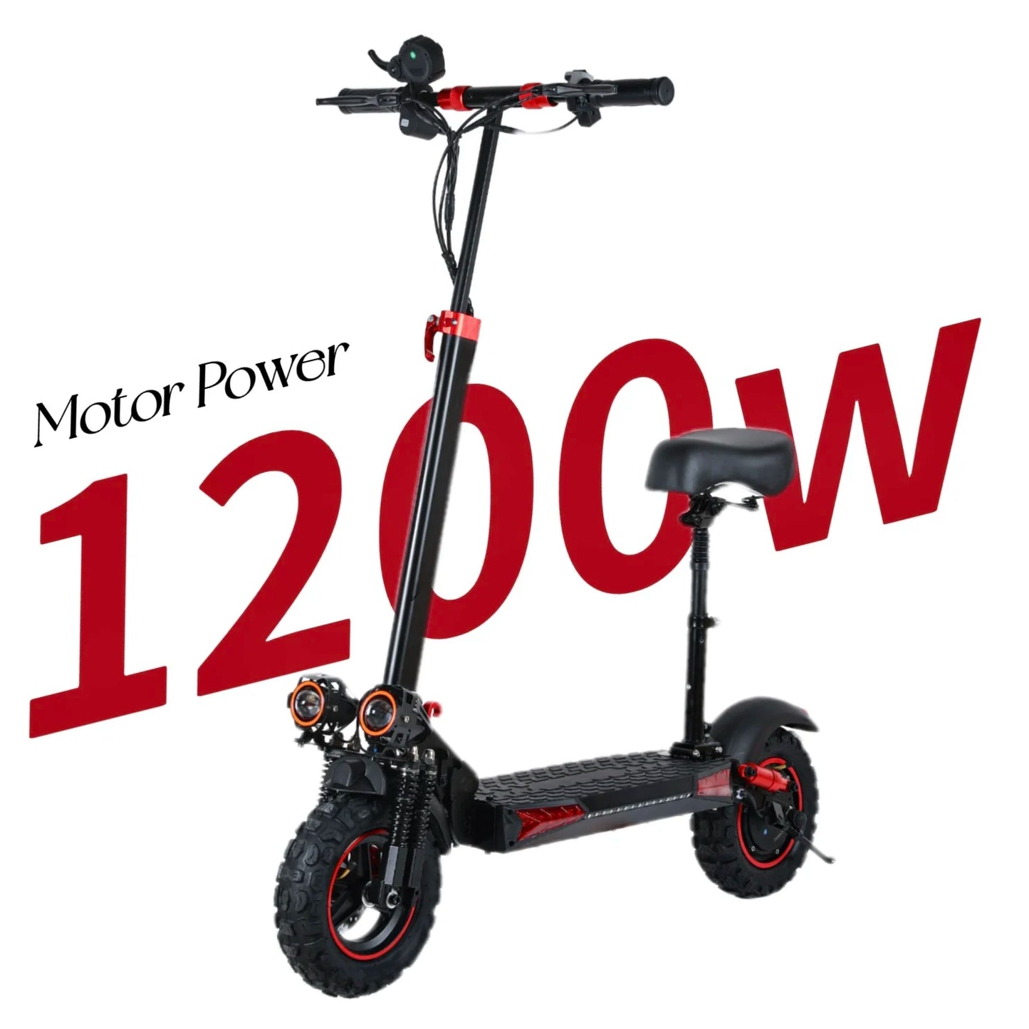 E-Scooter Foldable Waterproof Adult Electric "off-road tires