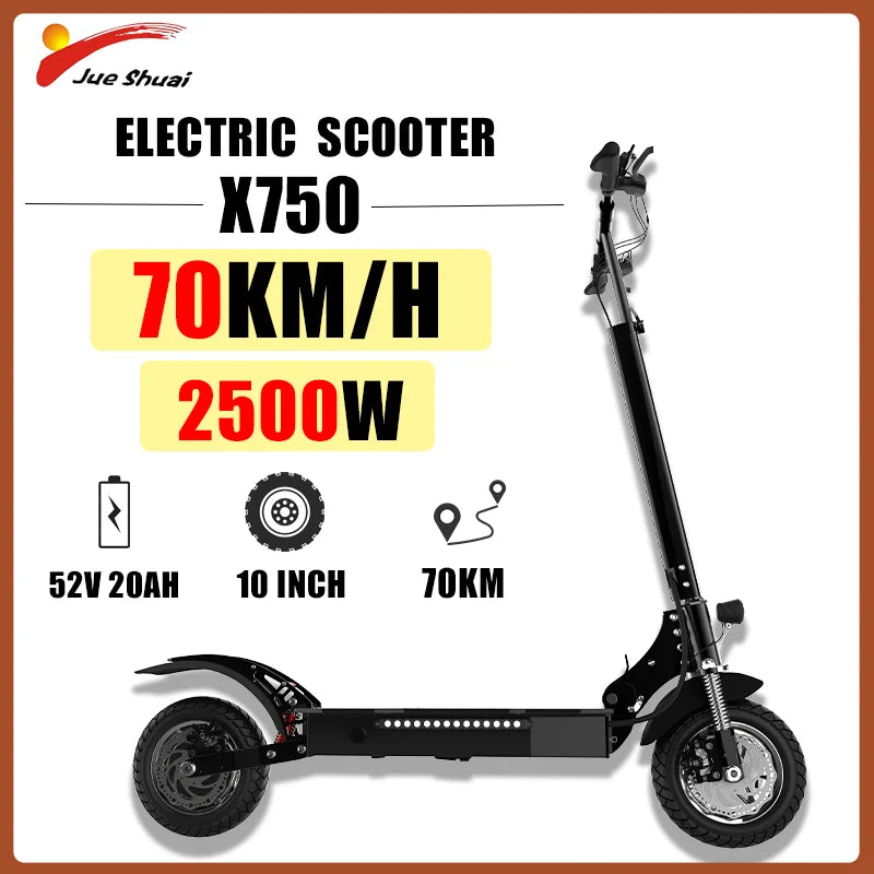 Electric Scooter Folding 10 Inch Off-Road Tire