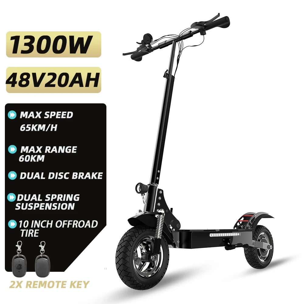 Electric Scooter Folding 10 Inch Off-Road Tire