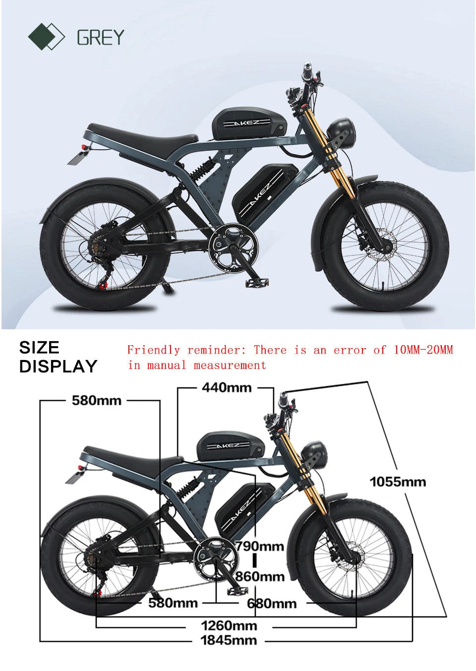 High Power Electric Mountain Bike