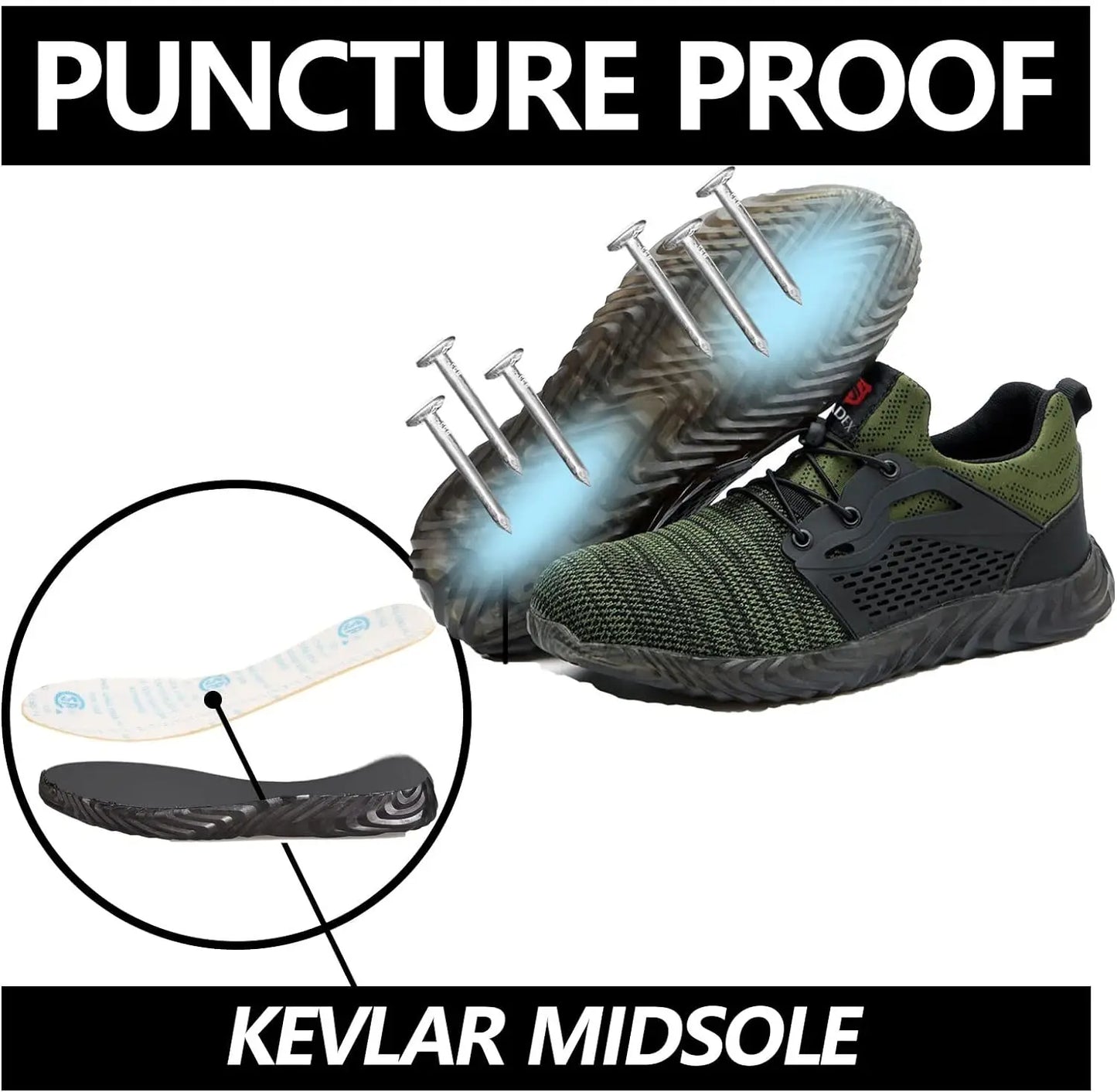Steel Toe Sneakers for Men Women