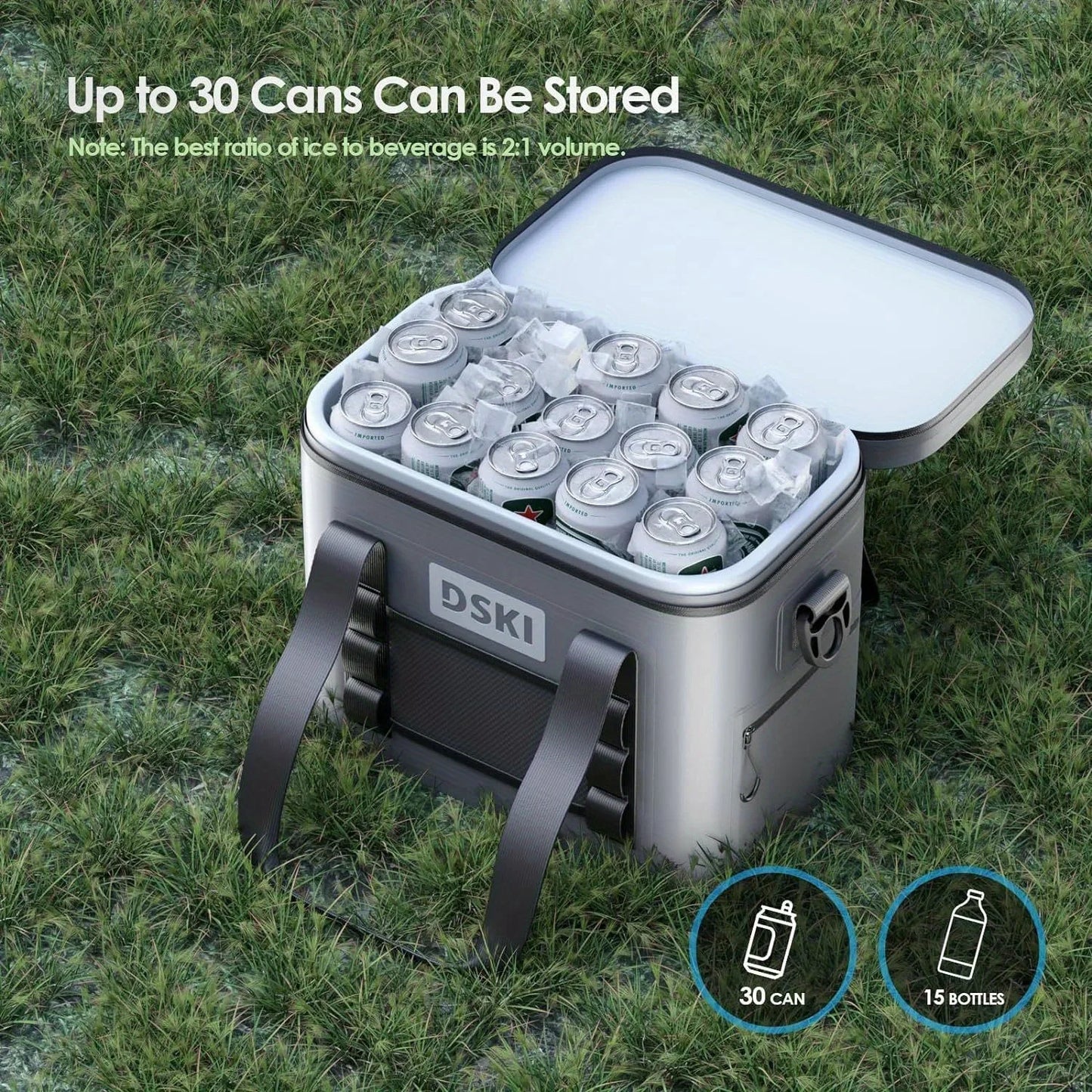 leak proof, cooler, soft ice pack, camping, fishing