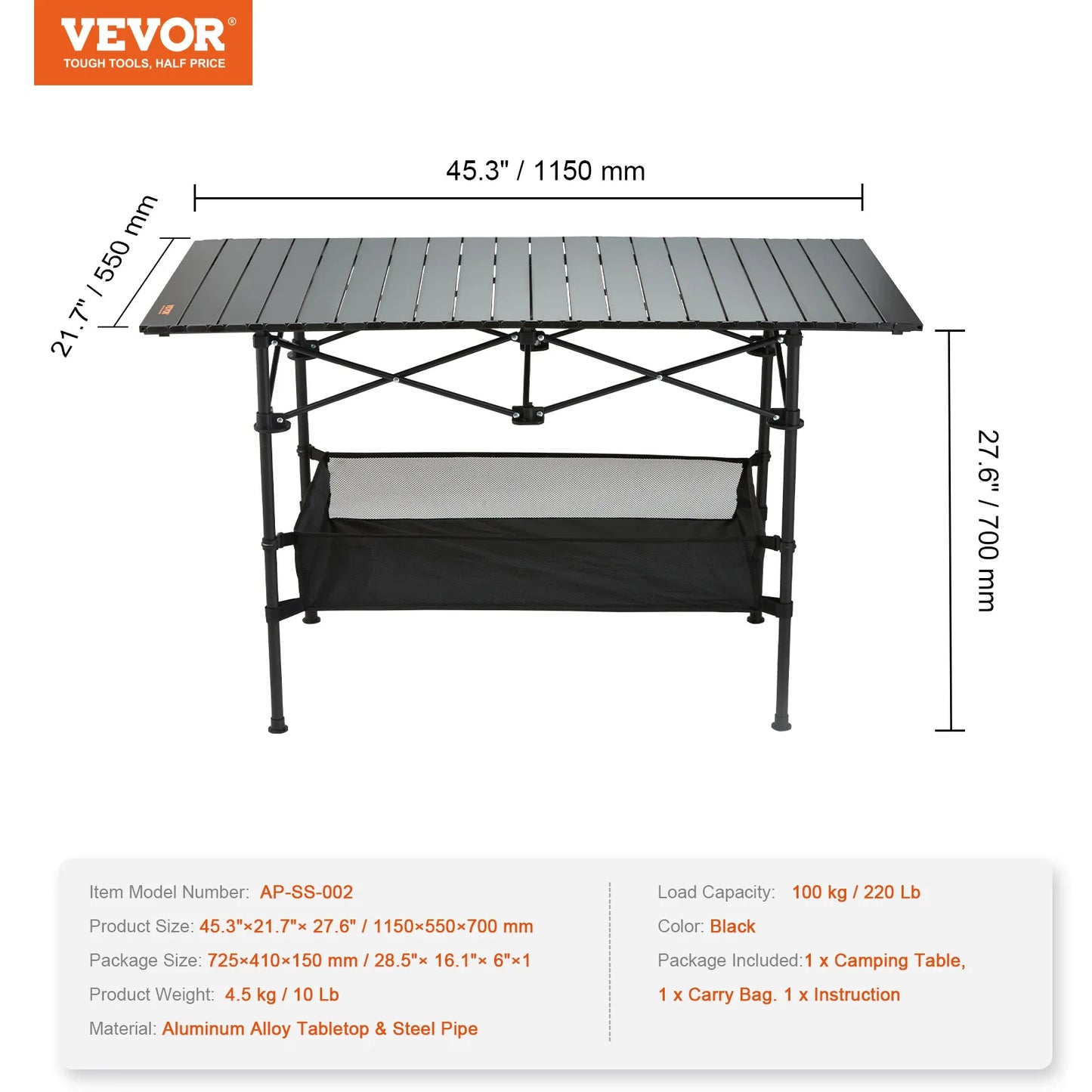 Outdoor Camping Folding Table Picnic Equipment