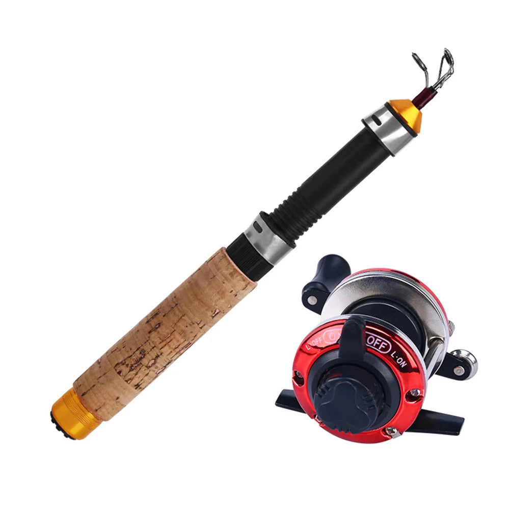 Telescoping Ice Fishing Rod Set Carbon Fiber