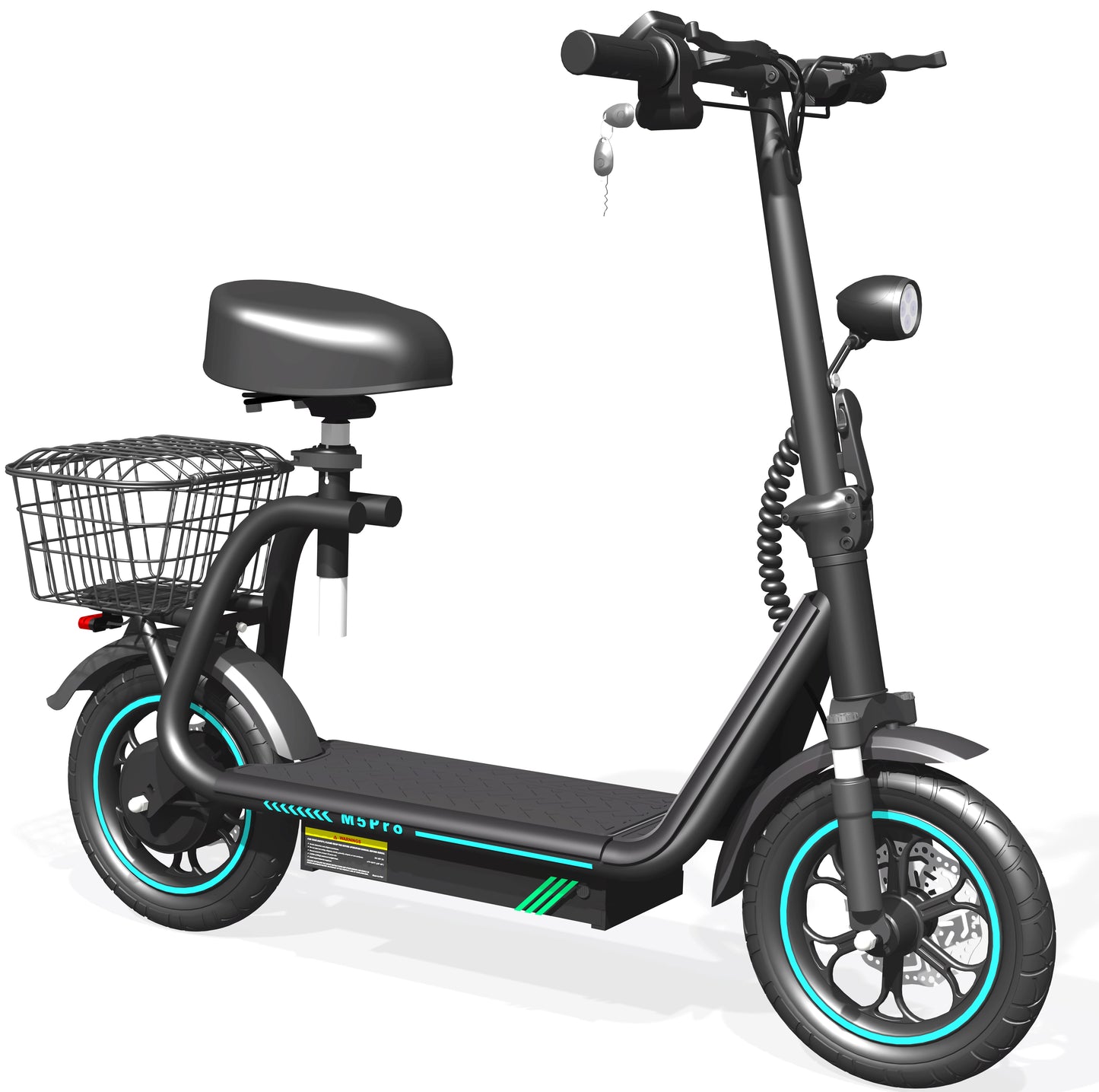 Pro Electric Scooter 12 inch With Storage Basket