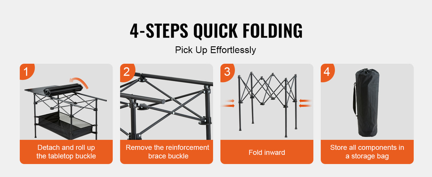 Outdoor Camping Folding Table Picnic Equipment