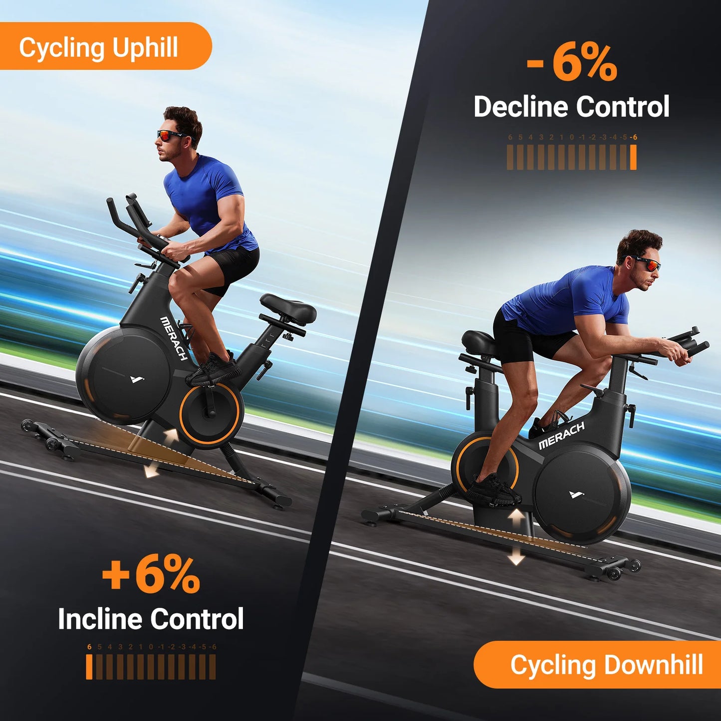 Exercise Bike Smart Magnetic Stationary Bike Indoor Cycling