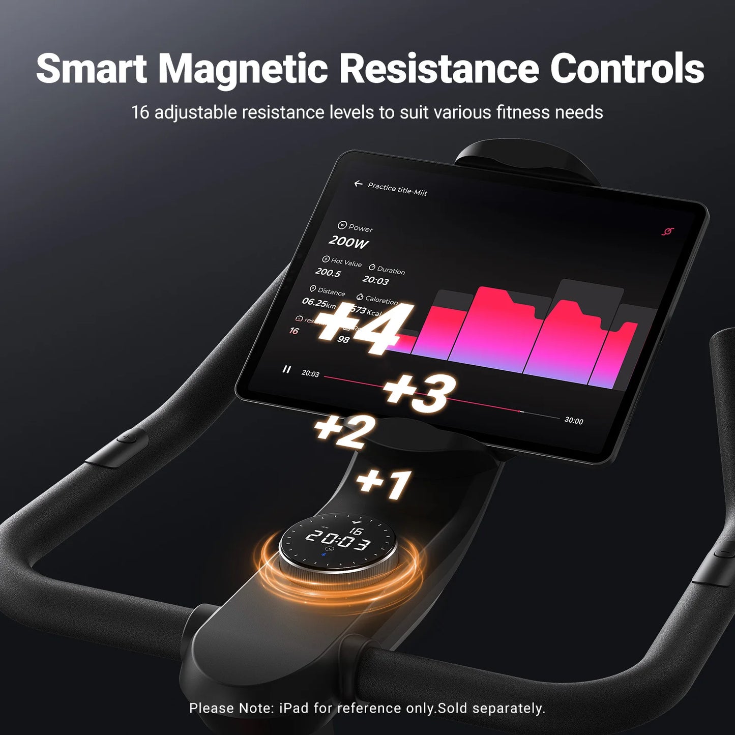 Exercise Bike Smart Magnetic Stationary Bike Indoor Cycling