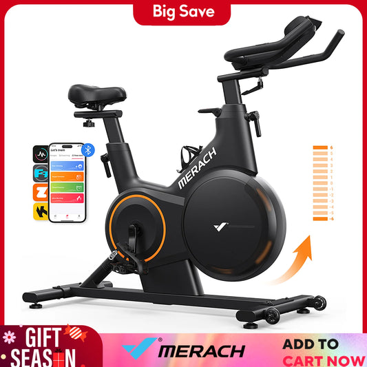 Exercise Bike Smart Magnetic Stationary Bike Indoor Cycling