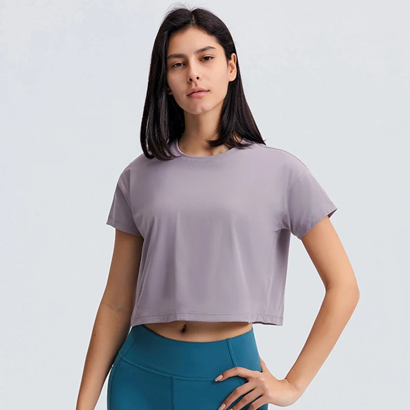 Women  Sport t-Shirts Sexy Yoga Tops