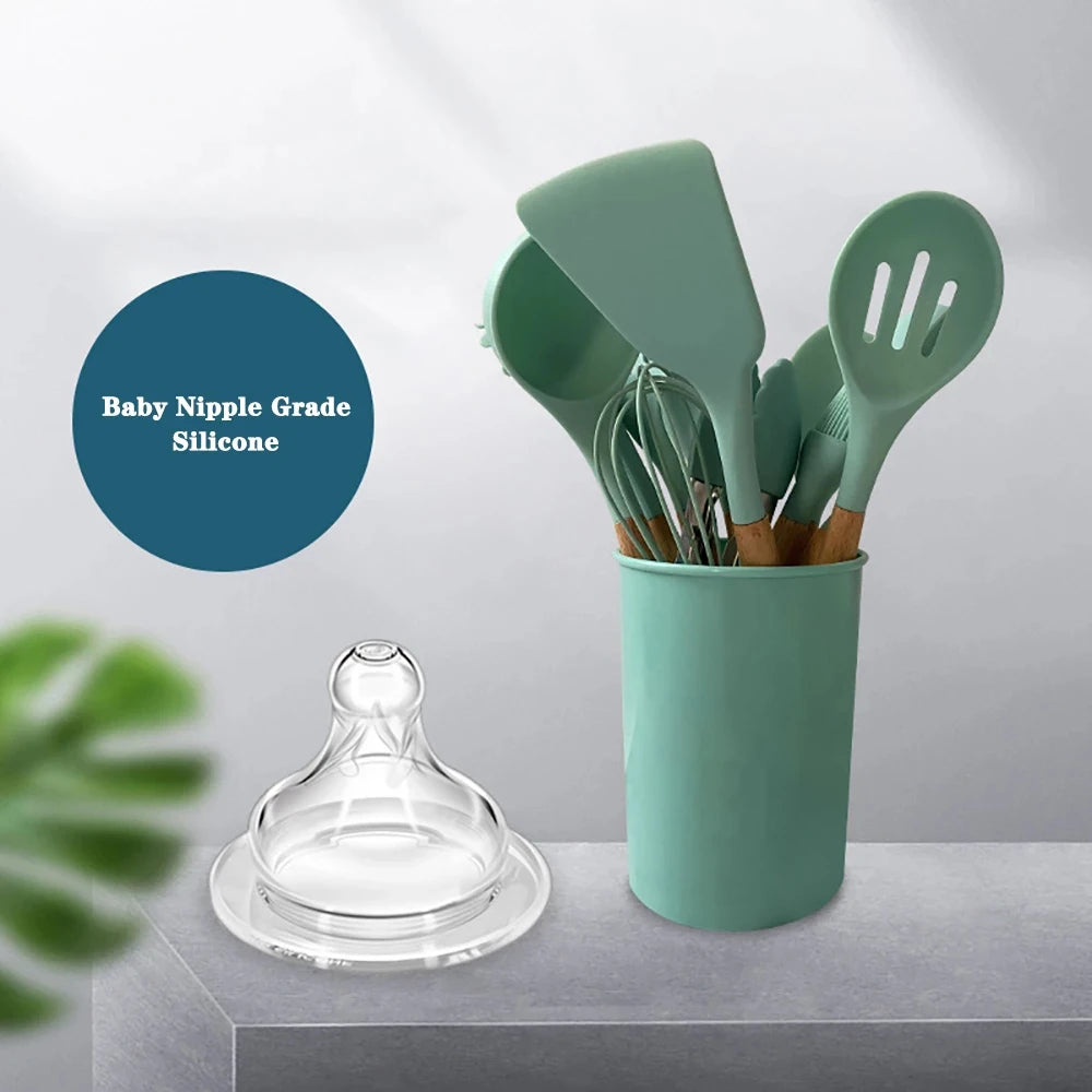 Silicone Kitchenware Cooking Utensils Set