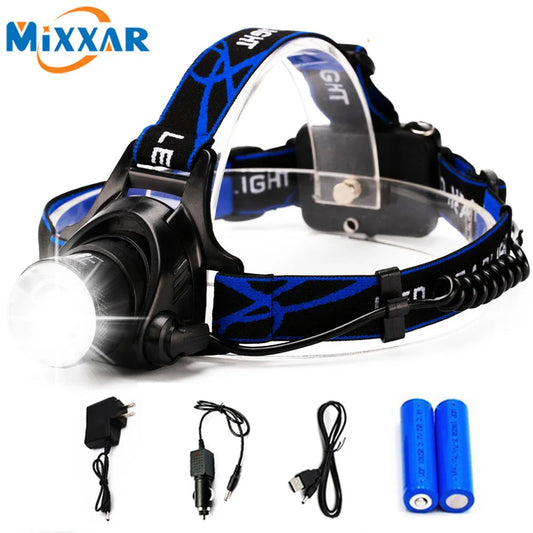 Rechargeable LED Headlamp headlight