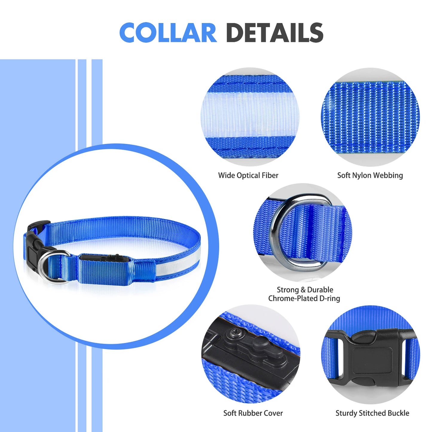 Dog Collar Luminous Pet Supplies