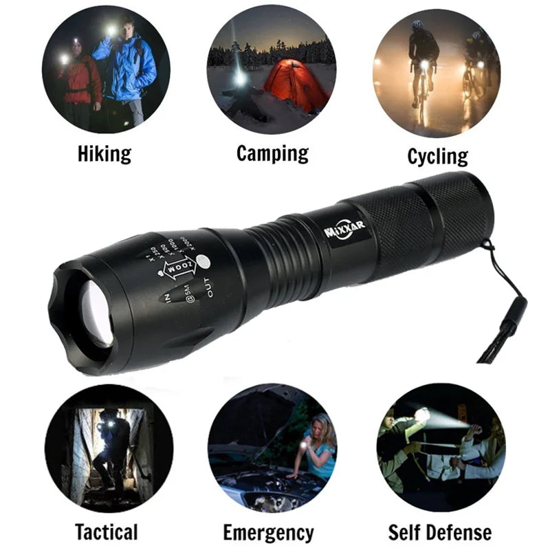 Flashlight LED Lantern Tactical Torch