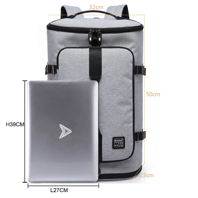 Men Backpack 15.6 Laptop bag Shoes Sports Fitness