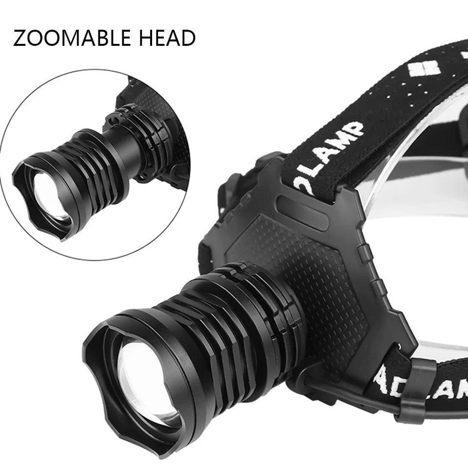 Most Powerful Led Headlamp 8000LM