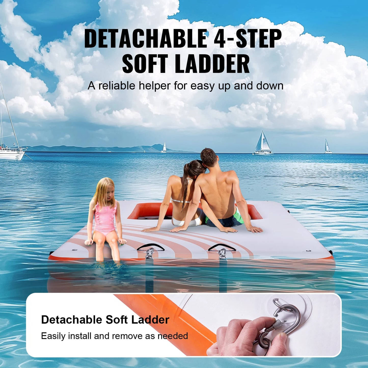 Inflatable Floating Dock  Inflatable Dock Platform Non-Slip
