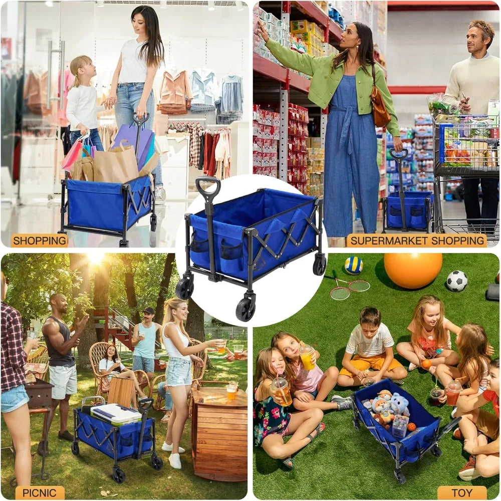 Heavy Duty Utility All Terrain Portable Wagons Carts