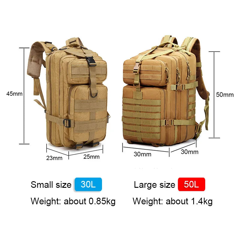 Hiking Men Backpack Camping Tactical Rucksacks