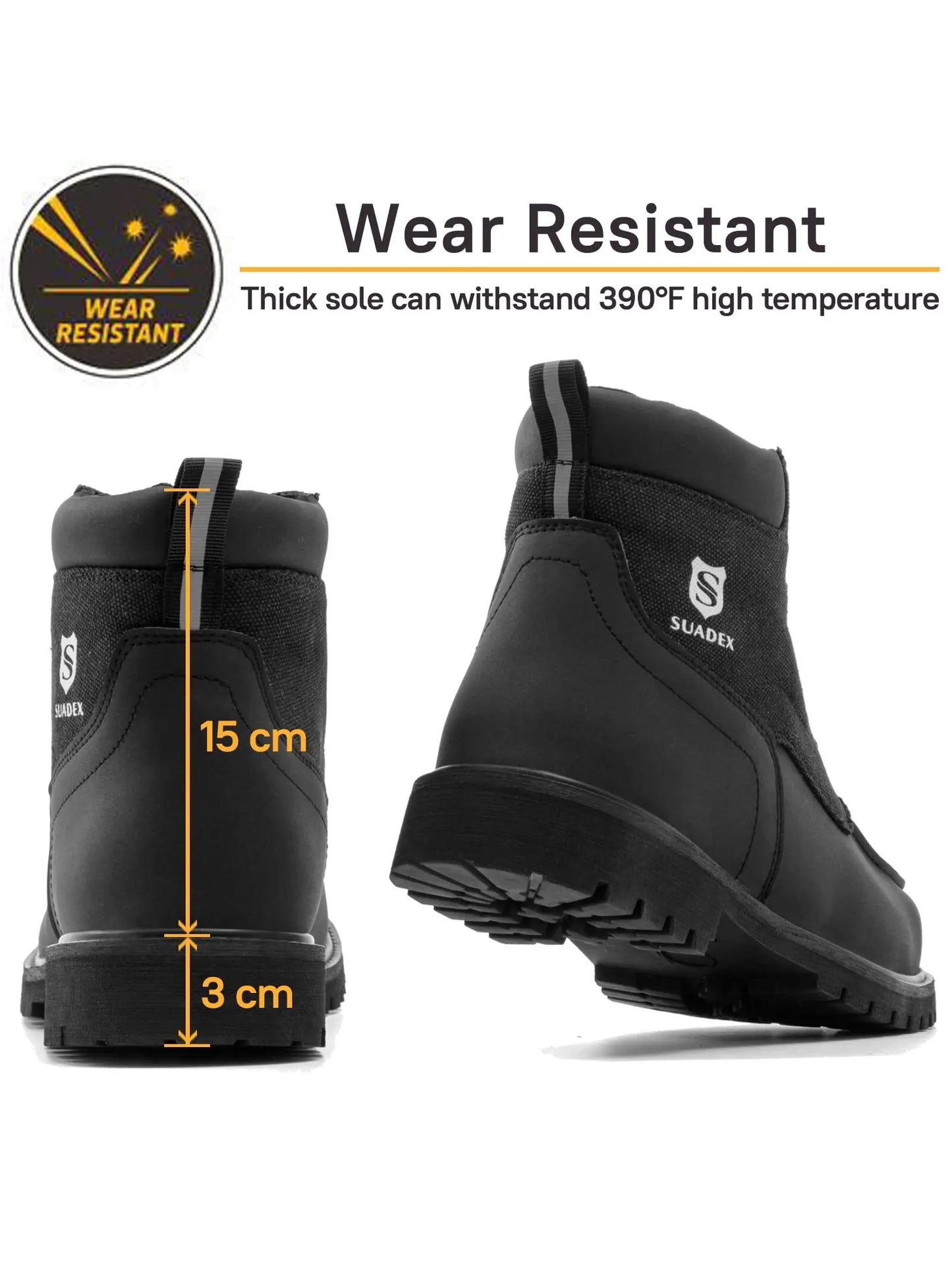 Steel Toe Boots for Men Women Waterproof