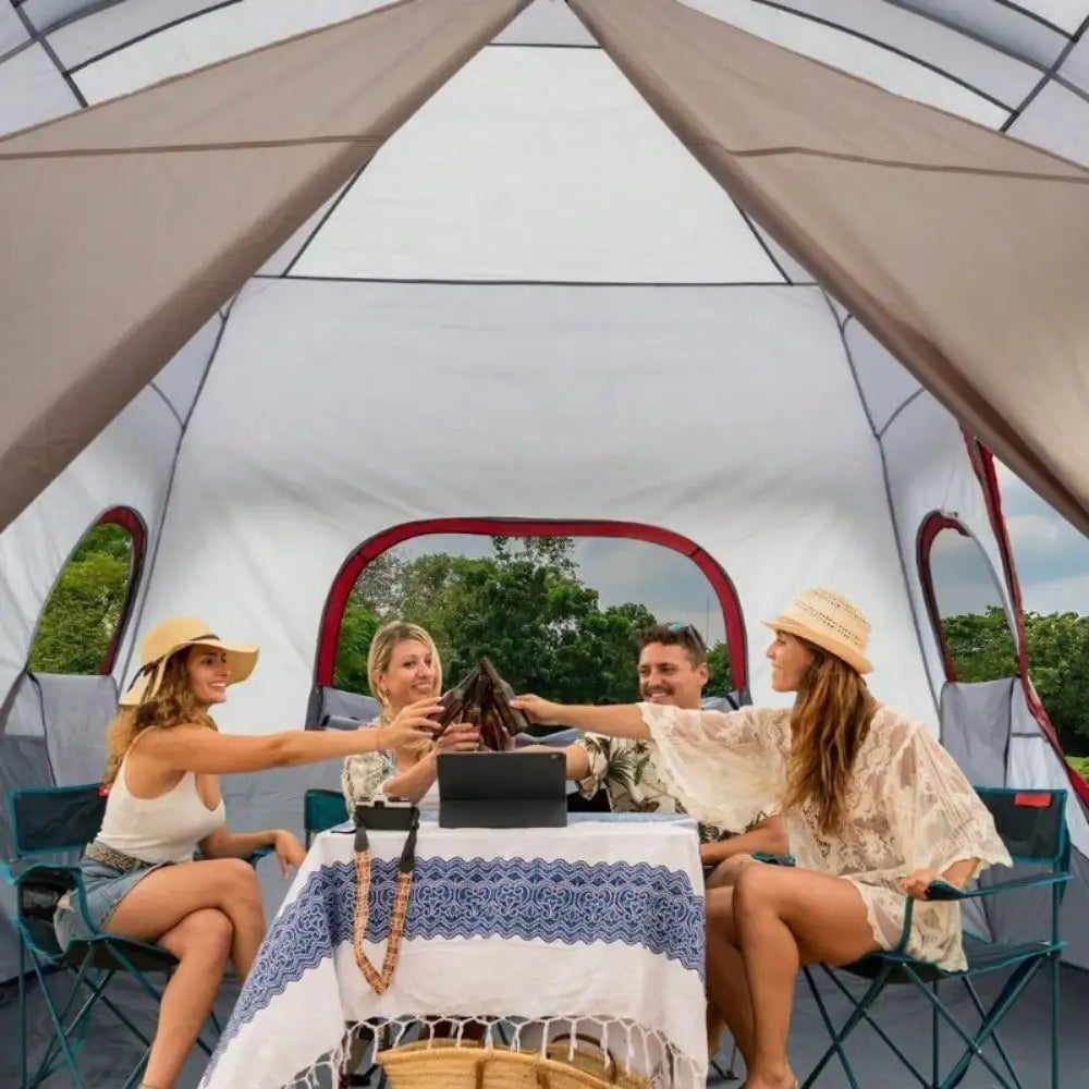 Camping Tent Cabin Tent 10 Person 2 Rooms