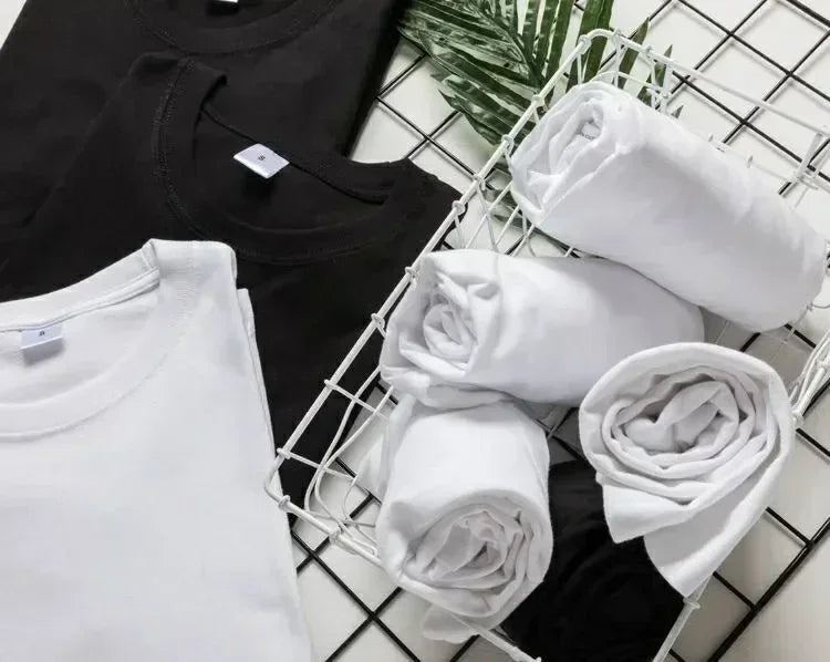 Vintage T Shirts Crew Neck Men Casual
