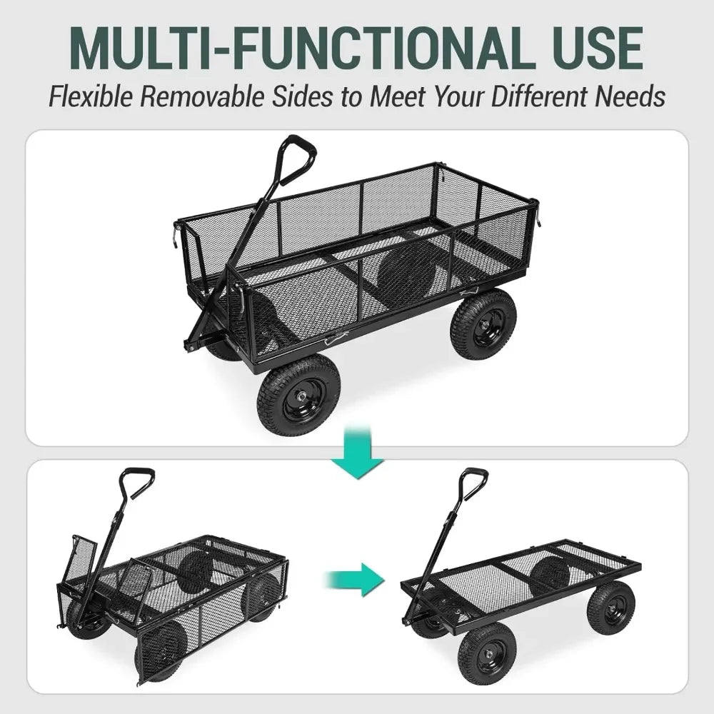 Cart for Yard Lawn and Farm Camping Wagon