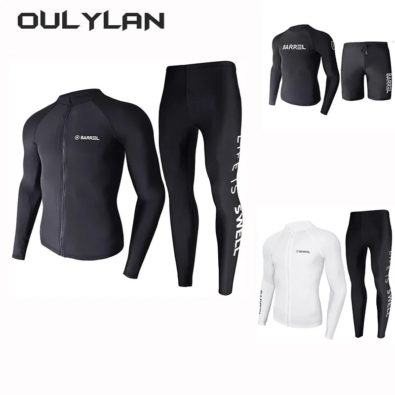 Long Sleeve Swimsuit  Two-piece Surfing Suit