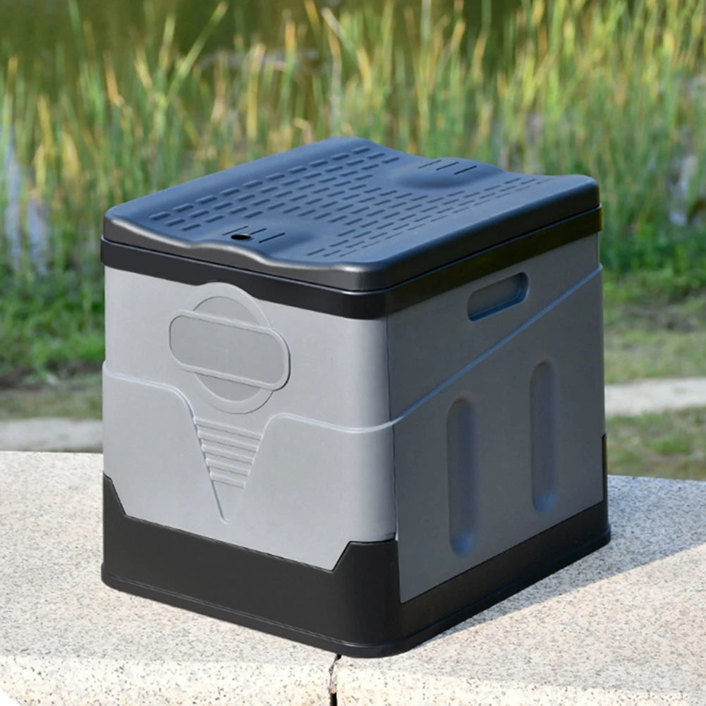 Portable Outdoor Folding Toilet Reusable Trash Can - Outdoor Hobbies and Adventures