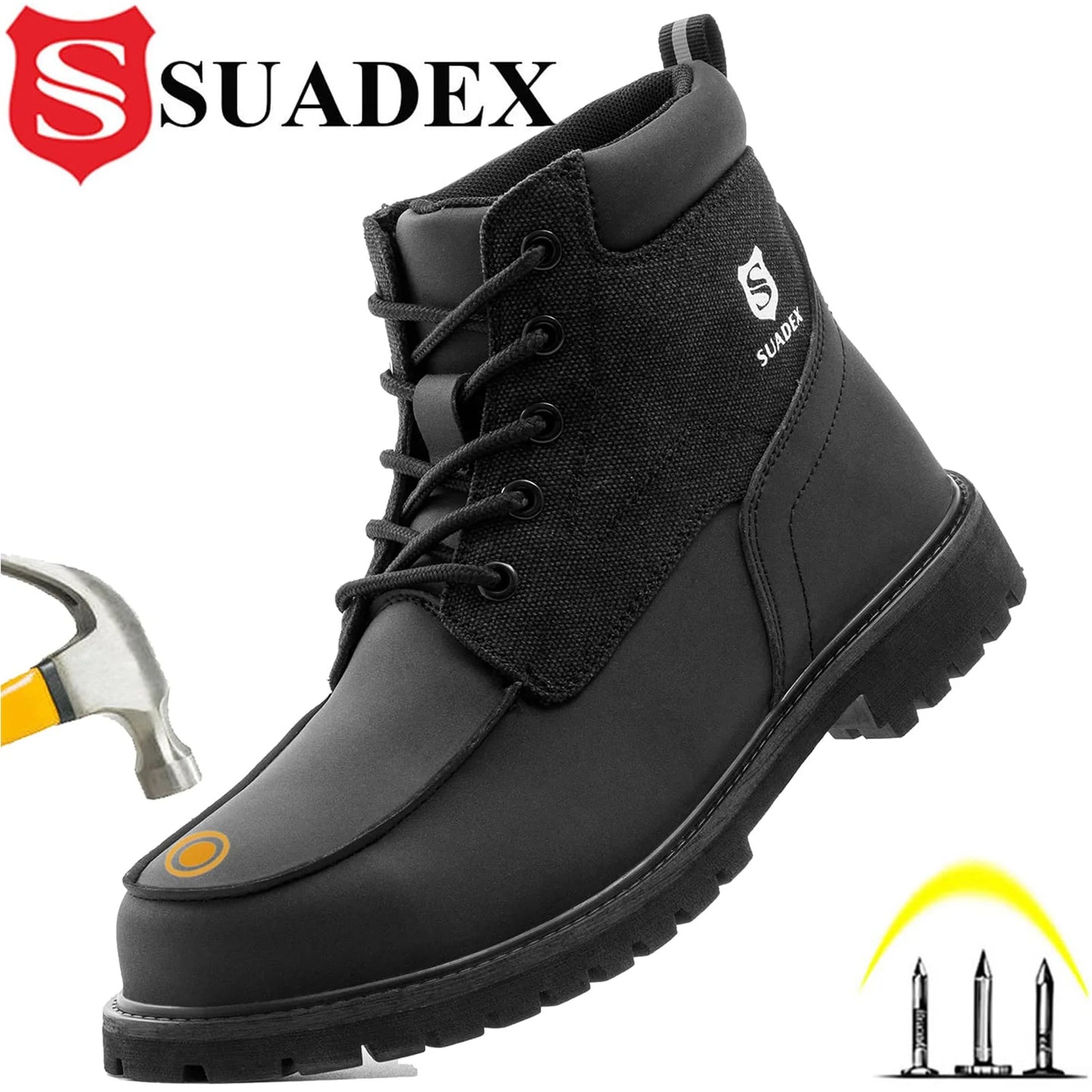 Steel Toe Boots for Men Women Waterproof