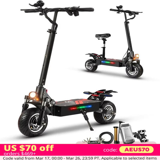 Off-Road Electric Scooter  Long Endurance Mileage