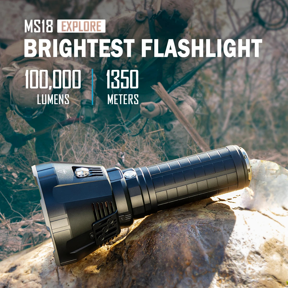 Super Bright Flashlight High Power 100000 Lumen