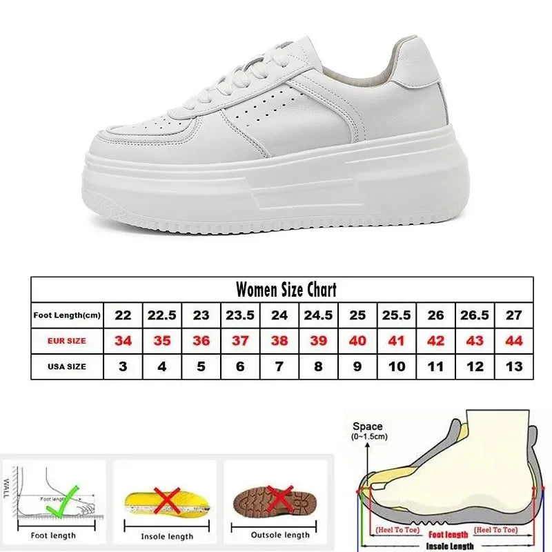 Women's White Casual Sneakers Sport Shoes