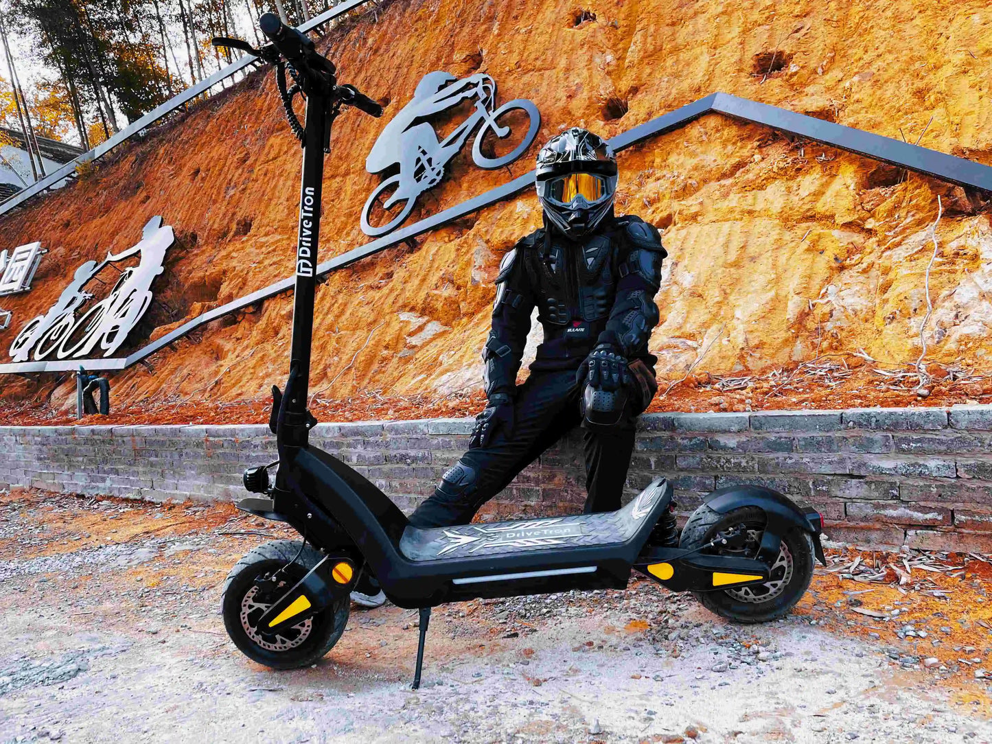 Off-road Adult Double Motor  11inch Tires Electric Scooter