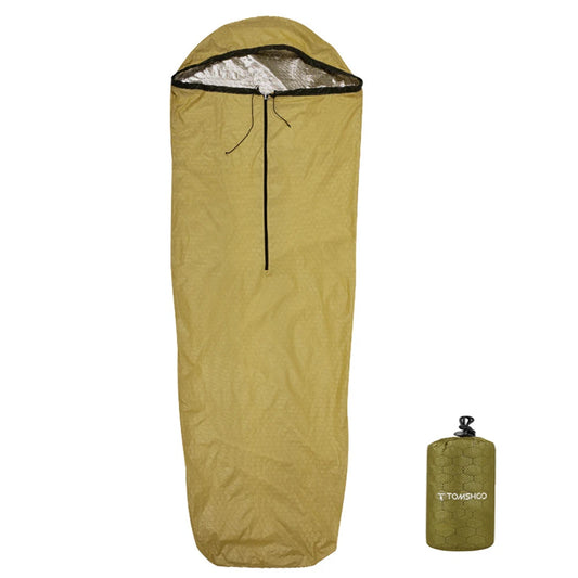 Emergency Sleeping Bag Heat Reflective Thermal - Outdoor Hobbies and Adventures