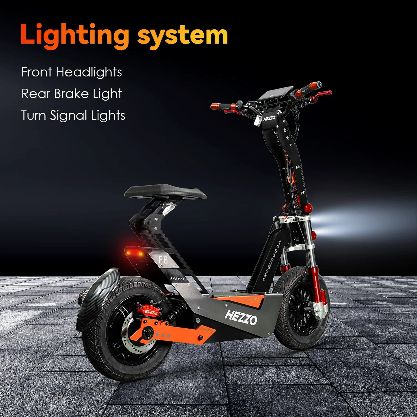 Electric Scooter 16 Inch Foldable Long Range Off Road