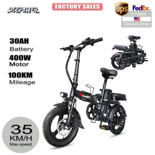 Adult Fat Tire electric bike Folding