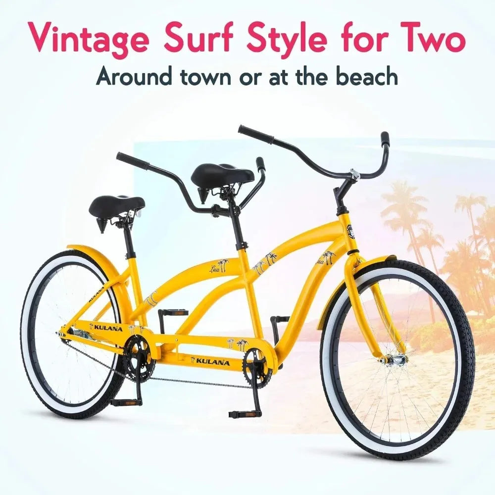 Beach Cruiser Bike, Double Rider, Mens and Womens