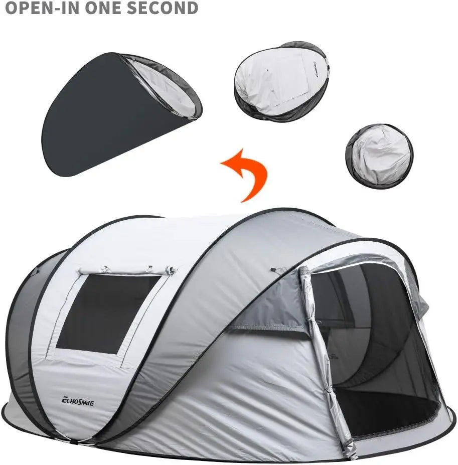 Camping Instant Tent, Water Resistant Dome