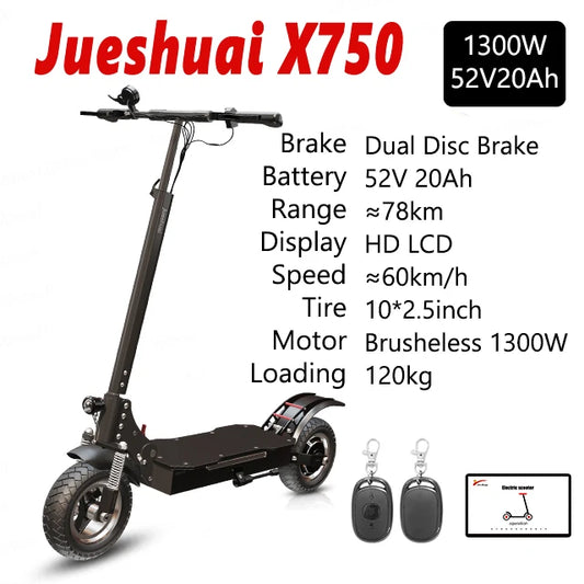Electric kick scooter  10 inch Fat Tire Foldable